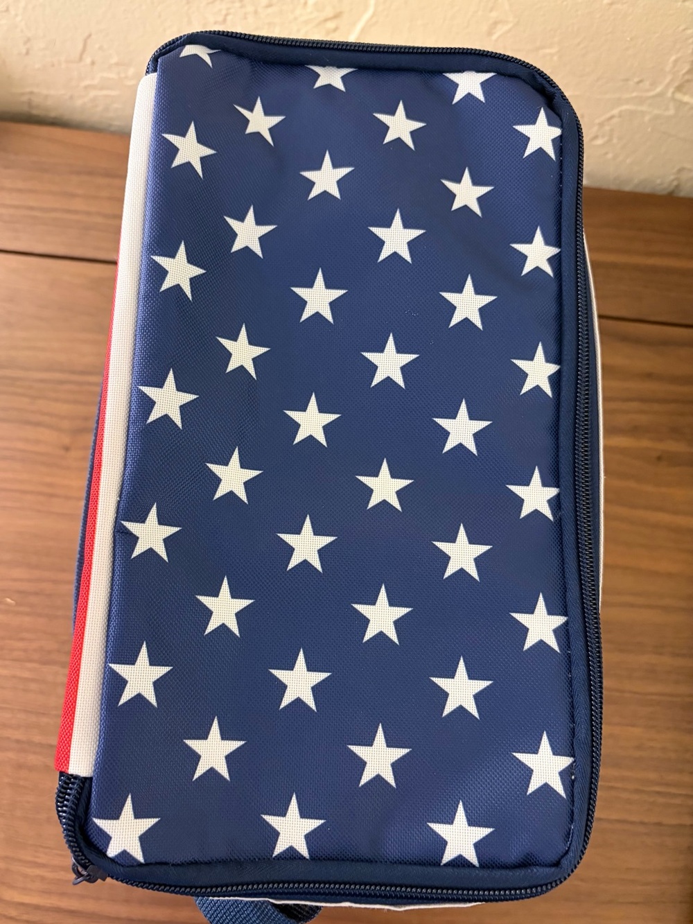 Celebrate It Patriotic Red White & Blue Insulated Cooler Bag New - Picture 4 of 7